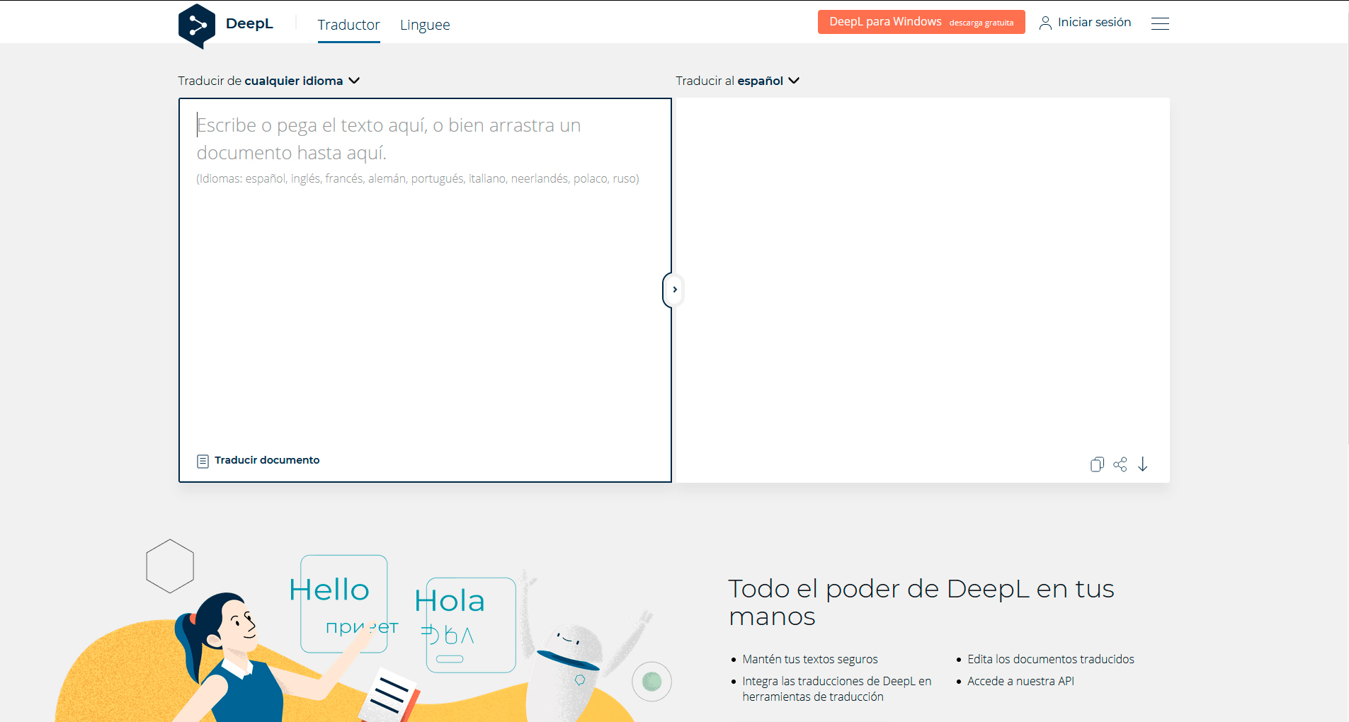 Alternativa perfecta al traductor de Google