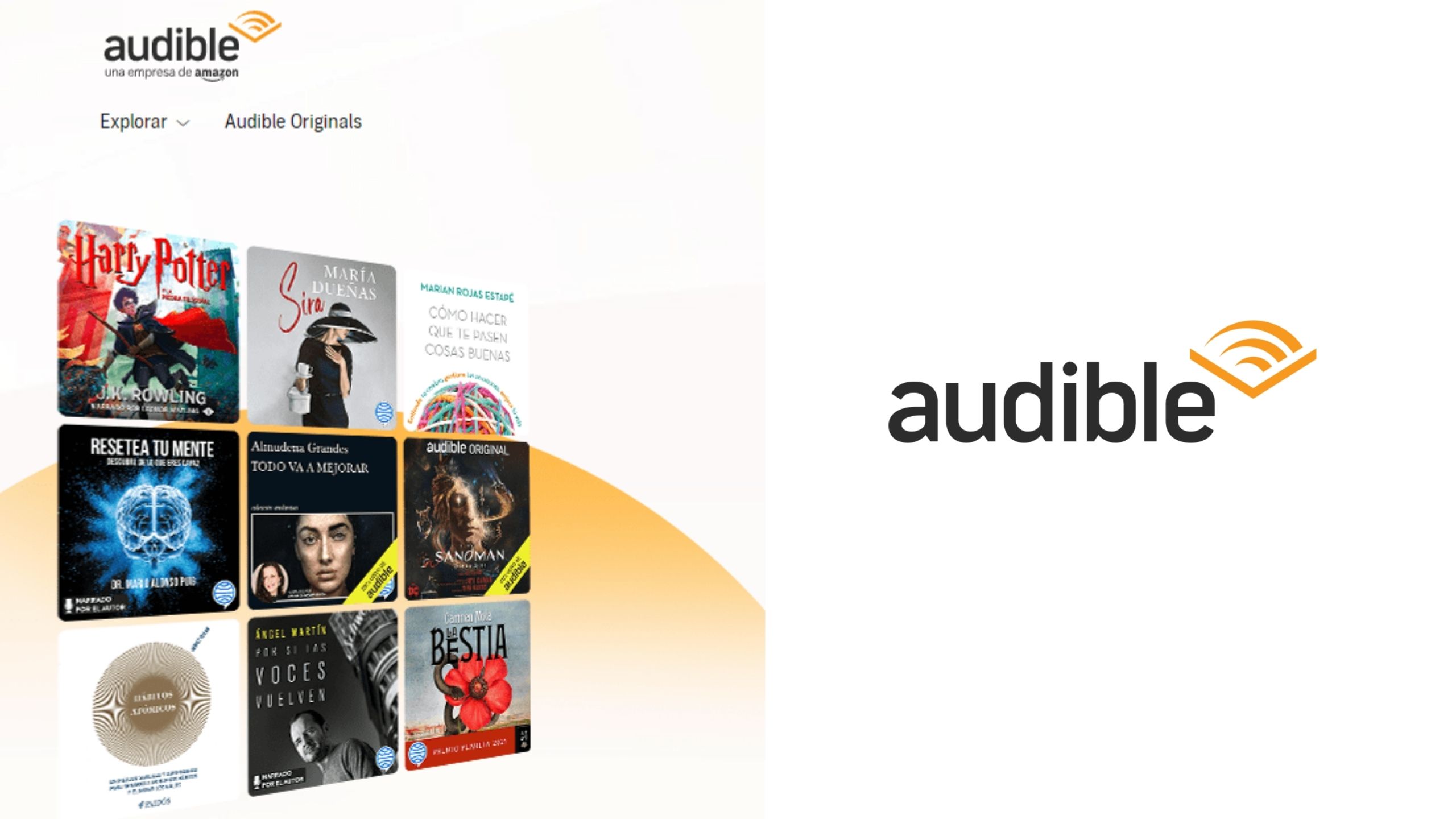 Descubre un mundo de historias asombrosas en cualquier momento y lugar con Audible de Amazon